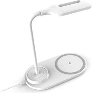 Masa Lambası LED 10W Cep Telefonu Hızlı Kablosuz Şarj  Özellikli Iki Renk Işık Siyah