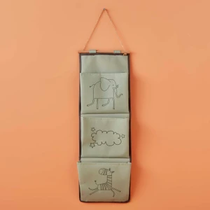 Bella Maison Zoo Askılı Organizer Yeşil 20 x 60 cm