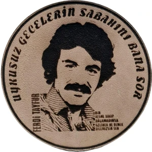 Ferdi Tayfur Uykusuz Gecelerin Sabahını Bana Sor Deri Peç - Arma - Askeri Patch