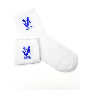 Beşiroğlu Grup Kova Burcu Desenli Unisex Pamuk Beyaz Spor Tenis Gym Çorap Burç Astroloji Desenli