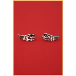 Gümüş Kaplama Melek Kanadı Küpe