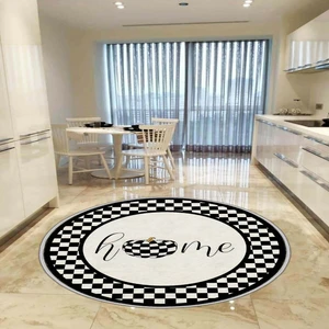 Modern Dekoratif Yıkanabilir Kaymaz Taban Halı – İnce, Yumuşak Salon Halısı, Mutfak Halısı ve Yolluk