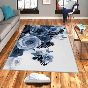 Dekoratif Özel Tasarım Modern Yıkanabilir Ince Kaymaz Taban Trend Oda Halısı