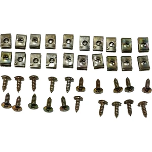 Motosiklet Grenaj Kaporta Klipsi + Sac Vidası 20 Adet