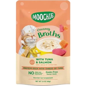 Parça Ton Balıklı ve Somonlu Tahılsız Kedi Çorbası 40GR
