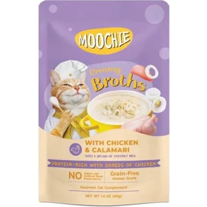Parça Tavuk Etli ve Kalamarlı Tahılsız Kedi Çorbası 40GR