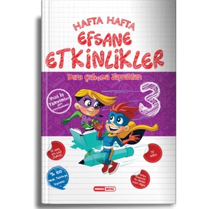 Kırmızı Beyaz Yayınlar 3.Sınıf  Hafta Hafta Efsane Etkinlikler