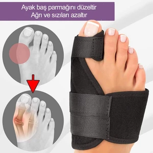 Ayak Ateli Halluks Valgs Bunion Sağ Sol Ayak Parmak Ateli Ayak Tarak Kemiği Düzleştirici Gece Ateli