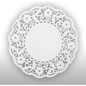 CPC Plastik Ambalaj Dantel Kağıt Bardak Altlığı 12 cm 500 Adet
