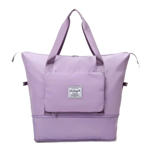 Büyük Kapasiteli Kuru ve Islak Ayırma Spor Çantası Taze Kız Yoga Çantası