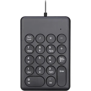 Numpad Hafif 18 Anahtar Usb Type-C Klavye Finansal Muhasebe Için Uygun 269Key Siyah (Yurt Dışından)