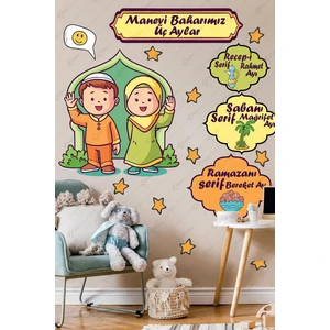 Üç Aylar Recep Şaban Ramazan Sticker Seti