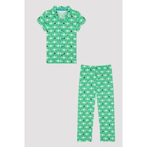 Erkek Çocuk Dino Pijama Takımı