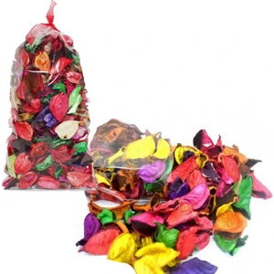 Poşette Karışık Renkli Kurutulmuş Gül Yaprağı 60 gr