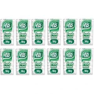 Tic Tac   Fresh Mint 12 x 18 gr