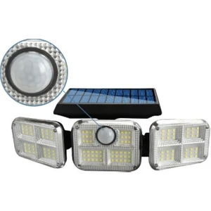 Süper Aydınlatma Güneş Enerjili Hareket Sensörlü 120 Ledli Solar Lamba Bahçe Sokak Aydınlatması