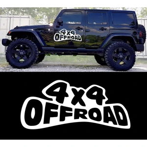 Melek Pazarı 4x4 Off Road Yazı Araba Sticker