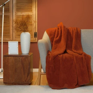 Karaca Home Faye Terracota Throw Battaniye 115X160 cm