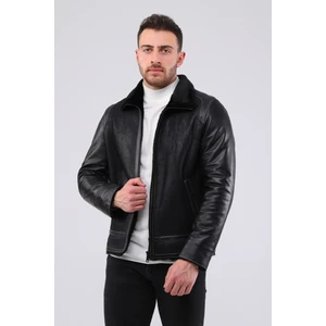 Erkek Hakiki Deri Mont