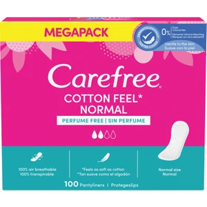 Carefree Cotton Feel Normal Parfümsüz Günlük Ped 100'LÜ Paket