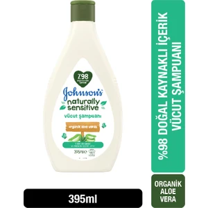 Johnson's Naturally Sensitive Bebek Vücut Şampuanı 395ml