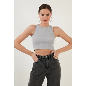 Pamuk Fitilli Super Crop Örme Atlet Bayan Atlet 5864215