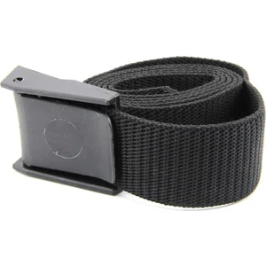 Power Dalış Ağırlık Kemeri Plastik Tokalı Naylon Örgülü 146 cm Siyah Renk