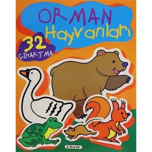 Çiçek Yayıncılık - Orman Hayvanları (32 Çıkartma)