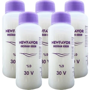 5 Adet Oksidan Krem Saç Boya Sıvısı 9'luk 30 Volüme 60 ml