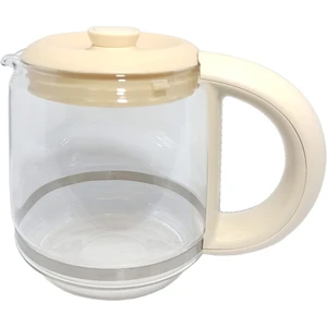 BJ2001 My Tea Çay Makinesi Için Krem Renkli Uyumlu Cam Demlik