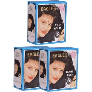 Hint Kınası Siyah 6'lı Kutu 3 Adet