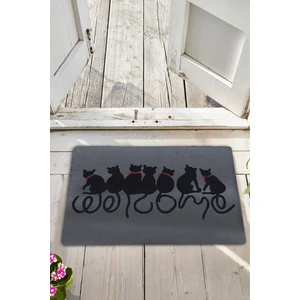 Chilai Home Red Collars Iç ve Dış Pvc Kapıönü Paspasları Profesyonel Kapı Paspası