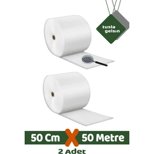 Tuşla Gelsin 50 cm x 50 mt Balonlu Naylon ( 2'li Set )