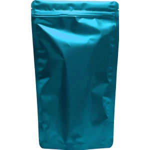 Mavi Mat Kilitli Doypack Ambalaj 16 x 27 + 4 cm. 500 gr. - 50 Adet