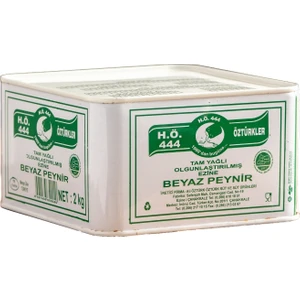 H.Ö 444 Öztürkler Tam Yağlı Olgunlaştırılmış Klasik Beyaz Peynir 2 Kg