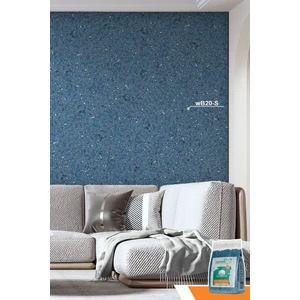 - Ipek Sıva | Canlı Sıva | Isı Ve Ses Yalıtımlı Sıva |%100 Pamuk | Mavi | B20-1,5 Kg |5m²