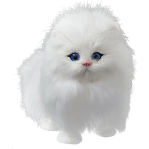 Gerçekçi Sondaj Kedi Şekli Peluş Simülasyon Doldurulmuş Hayvan Oyuncak (Yurt Dışından)
