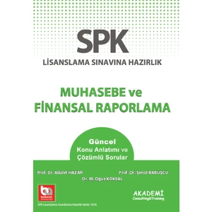 Akademi Consulting Training SPK Muhasebe ve Finansal Raporlama Konu Anlatımı ve Çözümlü Sorular
