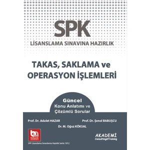 Akademi Consulting Training SPK Takas, Saklama ve Operasyon İşlemleri Konu Anlatımı ve Çözümlü Sorular