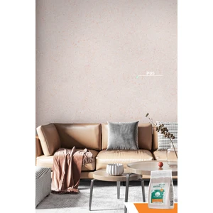 - Isı Ve Ses Yalıtımlı Sürülen Duvar Kağıdı| Kendinden Yapışkanlı | Pembe | P05- 1,5 Kg | 5m²