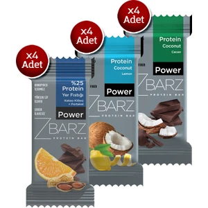 Power Protein Karışık Kutu 12'li (3 Çeşit)