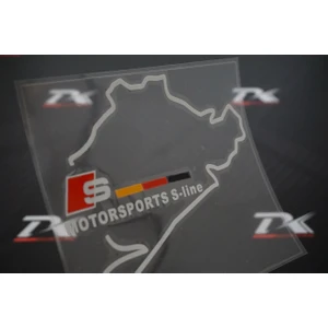 DK Tuning Audi S Line Nurburgring Map Depo Kapağı Sticker