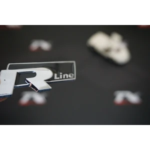 DK Tuning Audi R Line Bagaj 3m 3D Krom Metal Logo