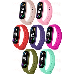 Xiaomi Mi Band 5 ve Mi Band 6 Uyumlu Yüksek Kalite Silikon Kordon Seti