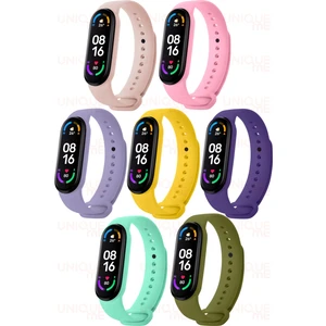 Xiaomi Mi Band 5 ve Mi Band 6 Uyumlu Yüksek Kalite Silikon Kordon Seti