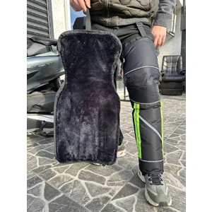 Motosiklet Kışlık Dizlik Su Geçirmez Reflektörlü Yün İçerikli Ajp Uyumlu