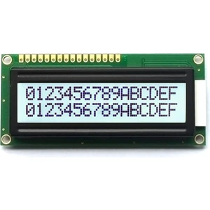 1602 LCD Aydınlatmalı Beyaz Ekran