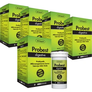 Probest Digestive Digestive Probiyotik 20 Kapsül X5 Adet