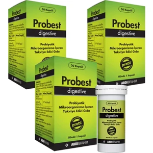 Probest Digestive Digestive Probiyotik 20 Kapsül 3 Adet