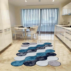 Dekoratif Özel Tasarım Modern Yıkanabilir Ince Kaymaz Taban Trend Oda Halısı
